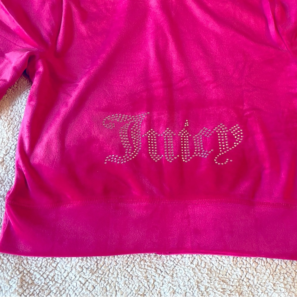 COPY - Juicy Couture Bling Velour Track Suit -Pink(Size M) 💖💖Offers Welcome💖💖 - Picture 8 of 16